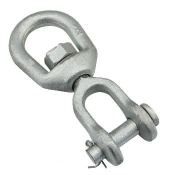 Cabeça de olho de torneira de aço carbono Rigging Hardware Chain Swivels G-403
