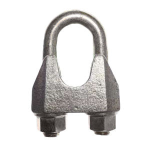 Clamps de corda de arame DIN 1142 8mm de aço inoxidável para pinças de acabamento de zinco