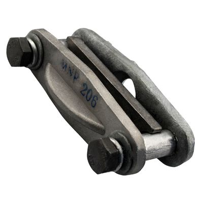 Grampos de suporte de barras de ônibus de aço inoxidável para grampos de cabos revestidos de zinco
