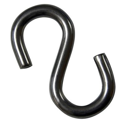 S-hooks de aço inoxidável revestidos de plástico para versatilidade em várias indústrias